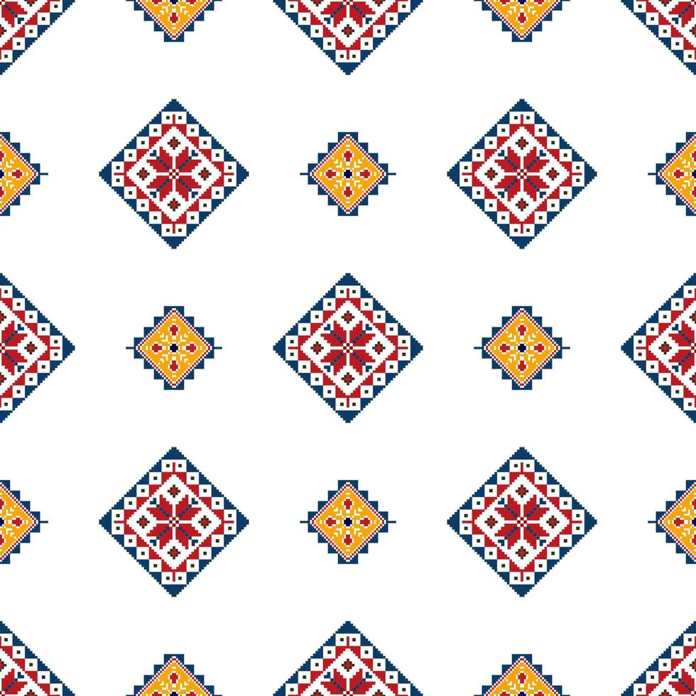 motif géométrique abstrait motif ethnique sans couture. tapis en tissu aztèque ornements de mandala décorations textiles papier peint. tribal boho natif ethnique turquie broderie traditionnelle vecteur fond