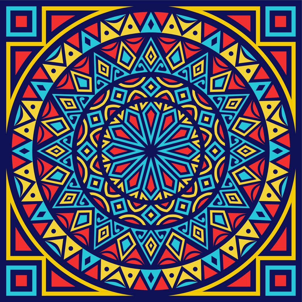 motif de fond géométrique coloré vecteur
