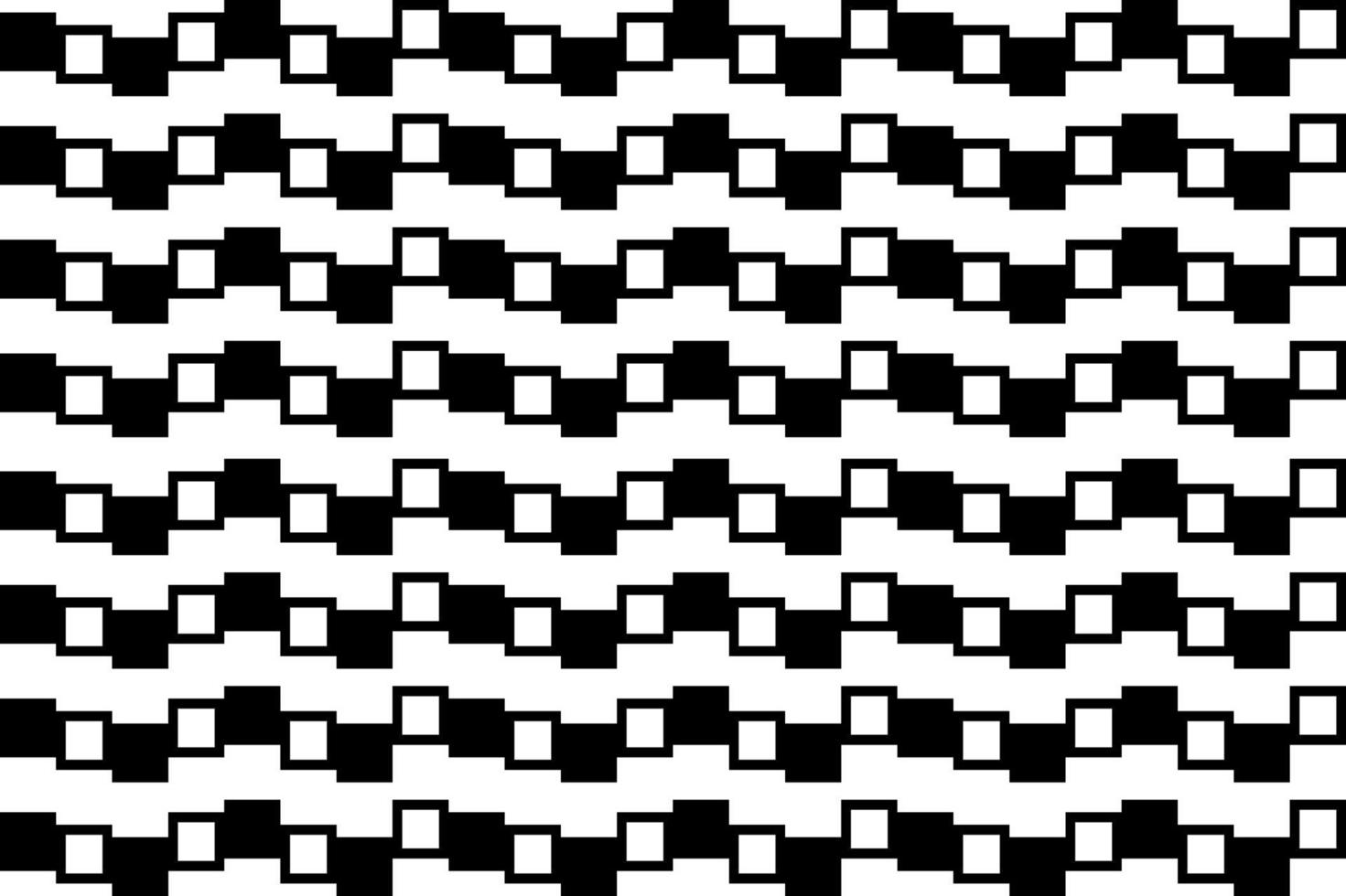 motif abstrait noir et blanc. motif géométrique sans soudure monochrome. formes répétitives, éléments géométriques. vecteur