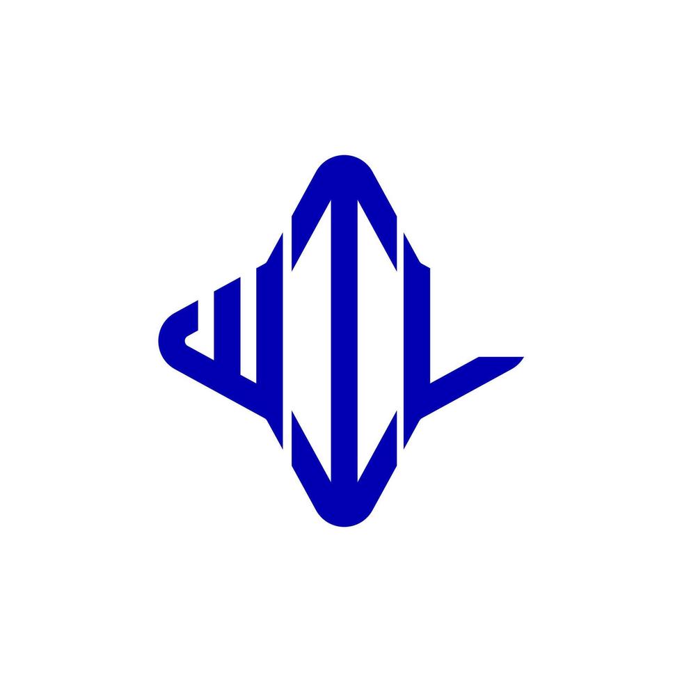 création de logo de lettre wil avec graphique vectoriel