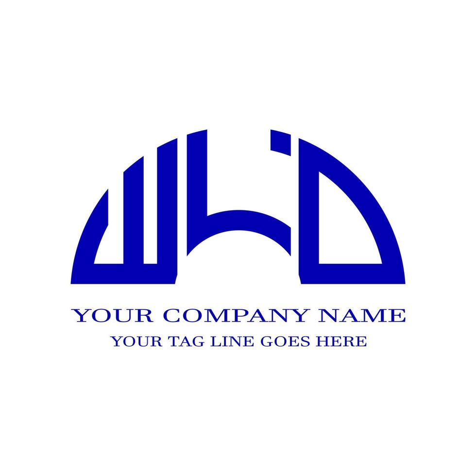 création de logo de lettre wld avec graphique vectoriel