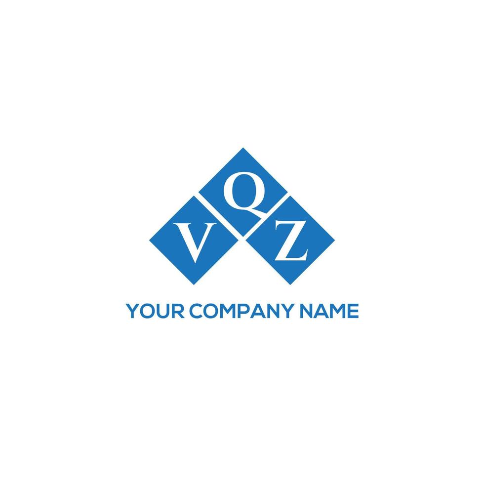 concept de logo de lettre initiales créatives vqz. conception de lettre vqz. création de logo de lettre vqz sur fond blanc. concept de logo de lettre initiales créatives vqz. conception de lettre vqz. vecteur