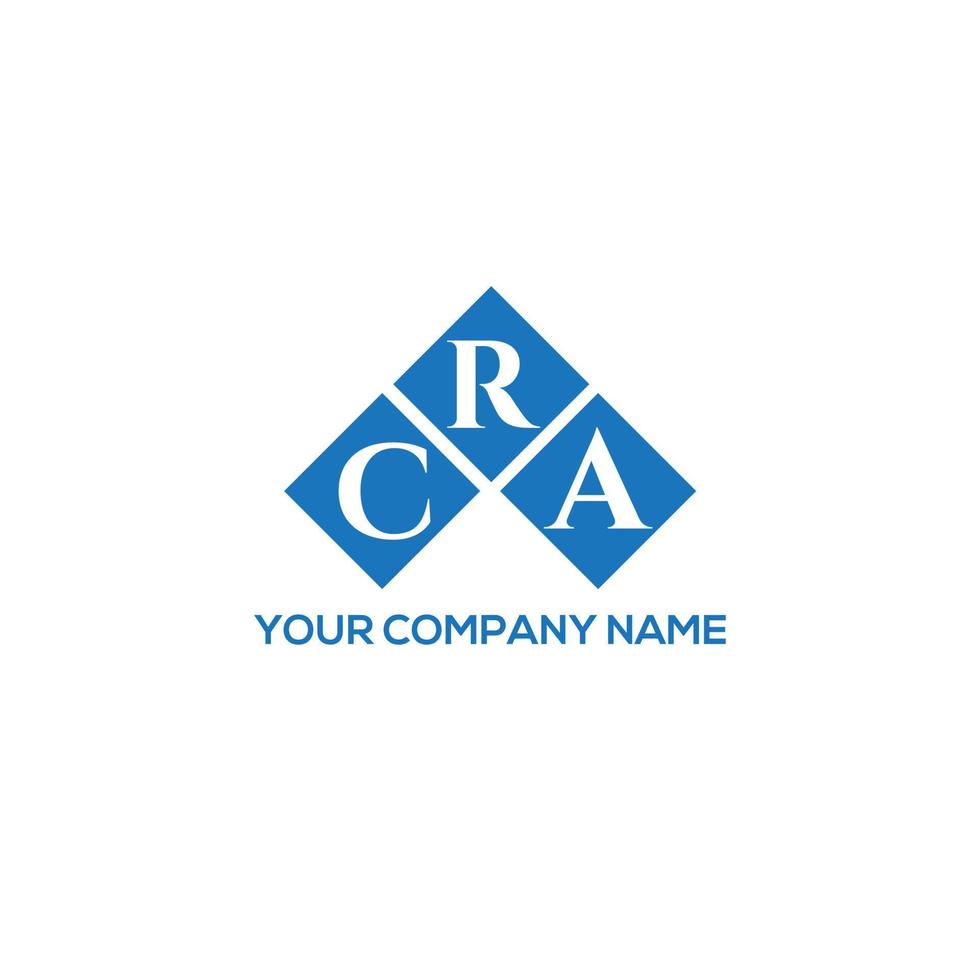 . concept de logo de lettre initiales créatives cra. cra lettre design.cra lettre logo design sur fond blanc. concept de logo de lettre initiales créatives cra. conception de lettre de l'arc. vecteur