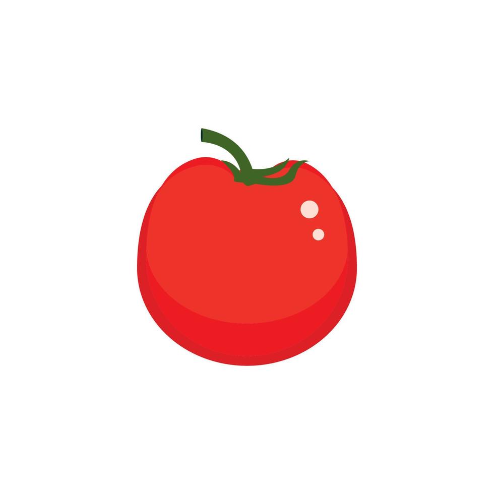 vecteur de logo de tomate