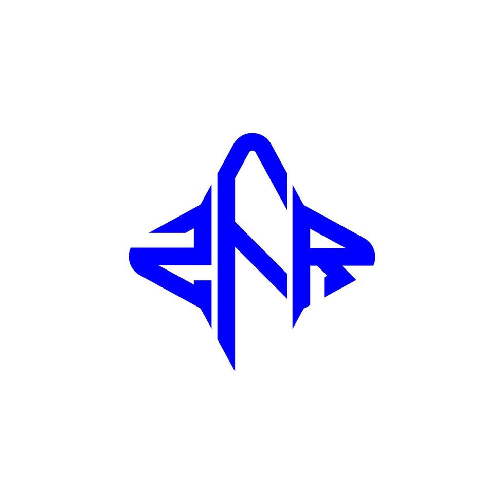 création de logo de lettre zfr avec graphique vectoriel