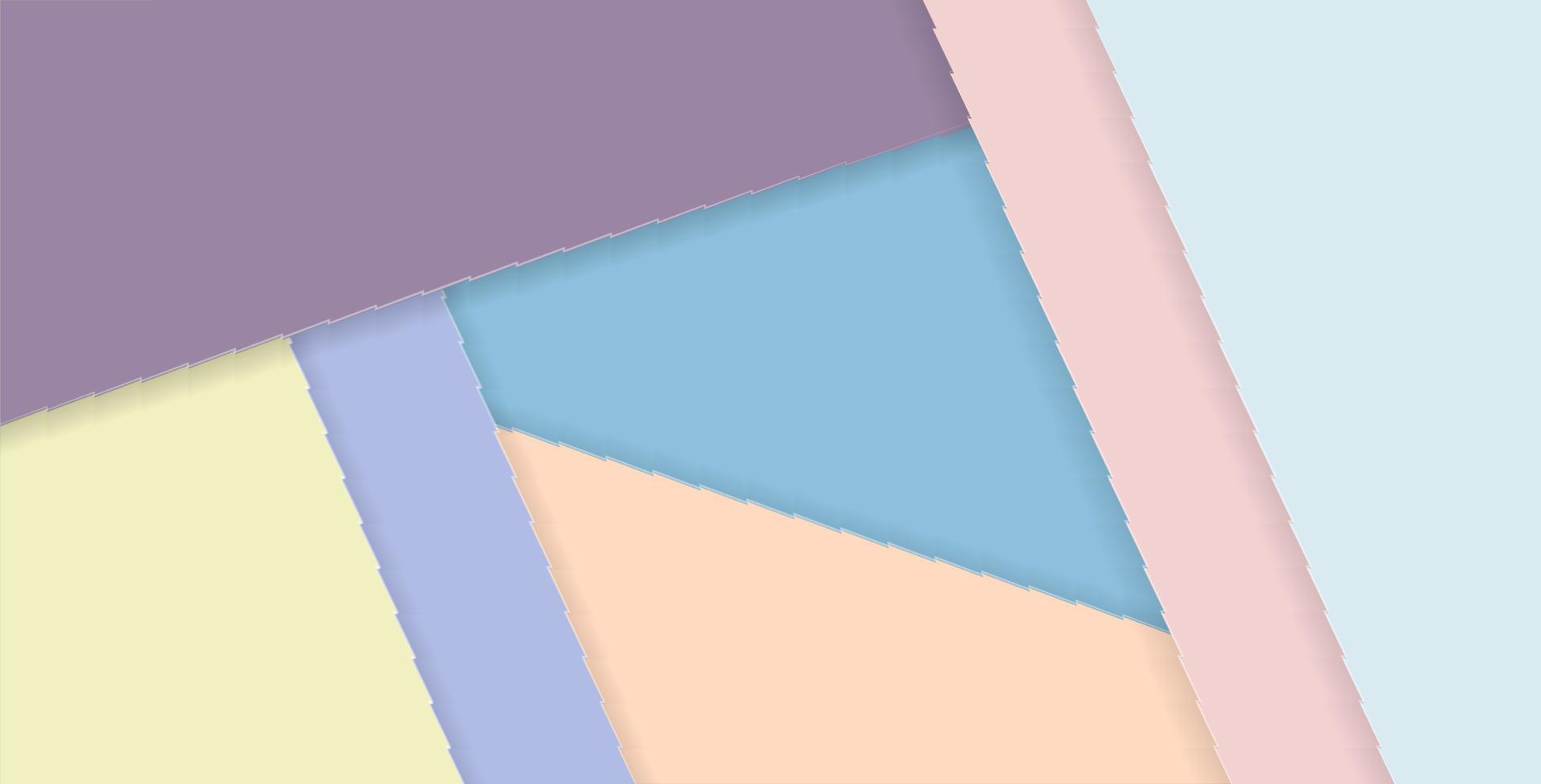 dessin géométrique abstrait de couleur pastel vecteur