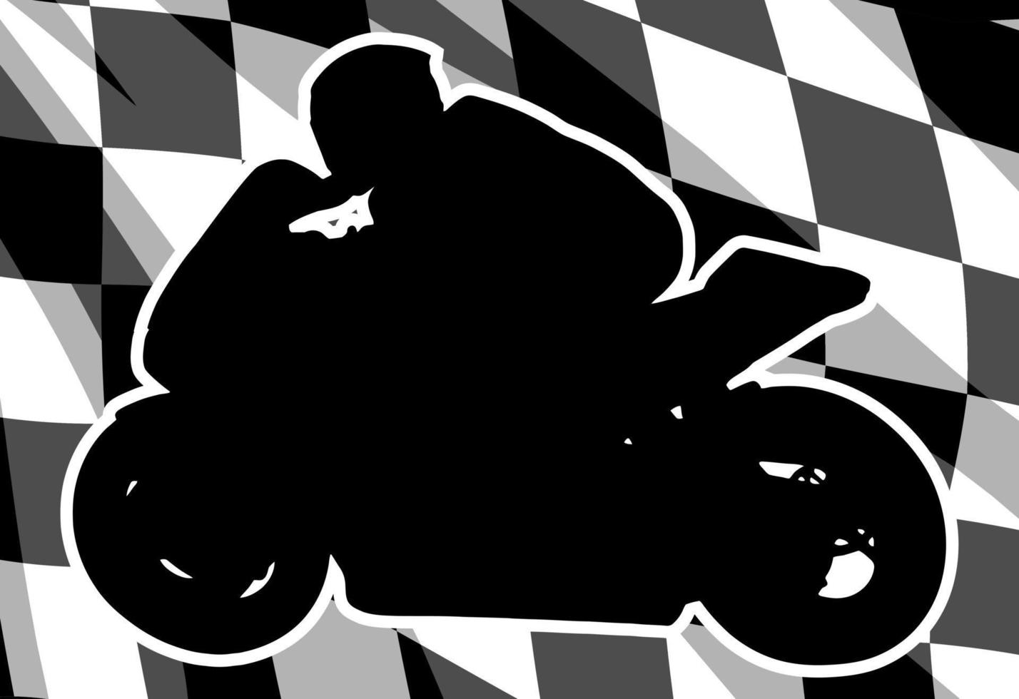 silhouette de sport automobile vecteur