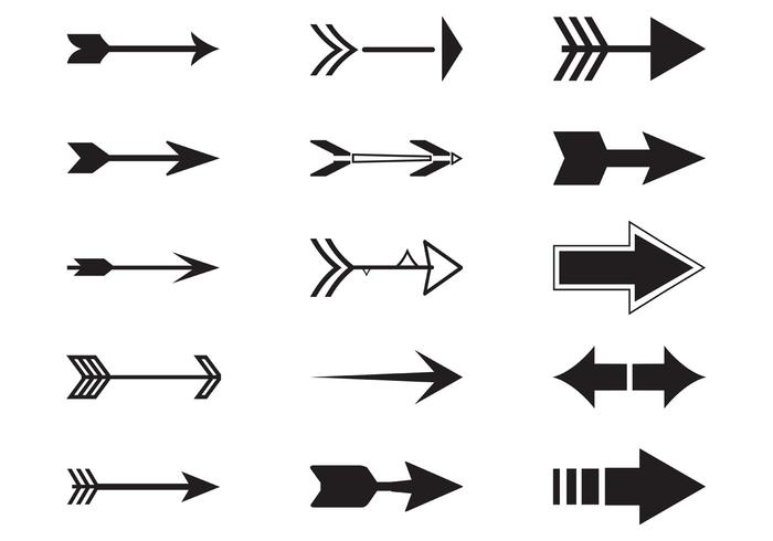 Flèches Vector