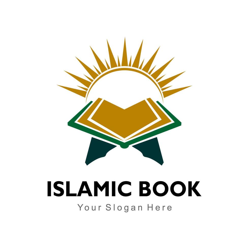 logo du livre islamique vecteur