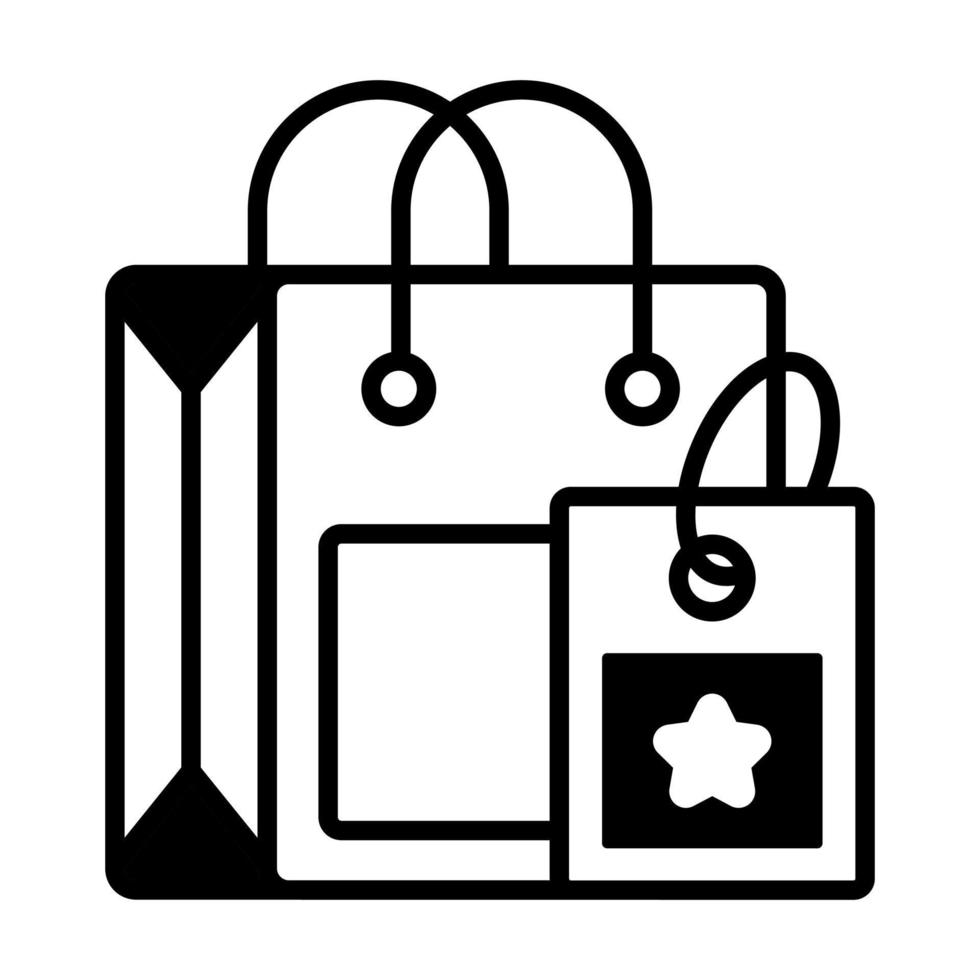 design de concepts modernes de shopping préféré, illustration vectorielle vecteur