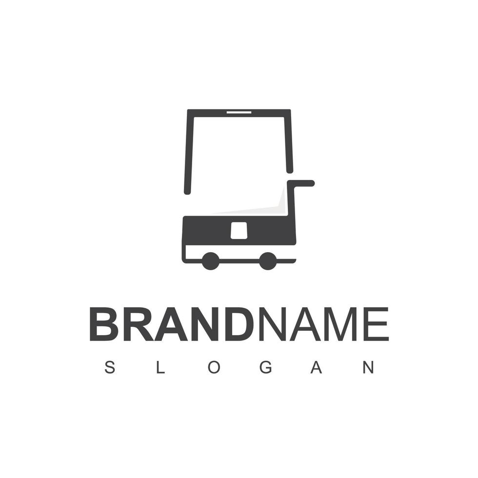 modèle de logo de boutique en ligne vecteur