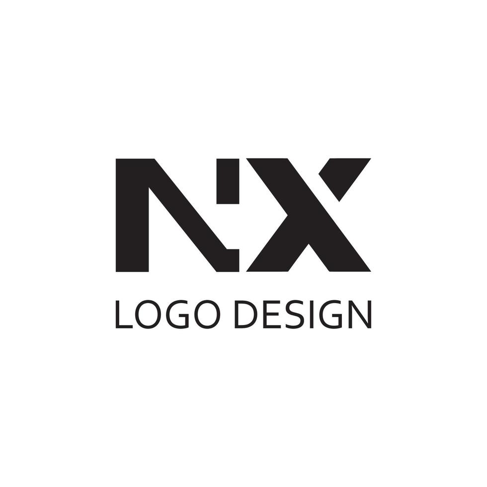 lettre créative ap géométrique pour logo entreprise design.eps vecteur