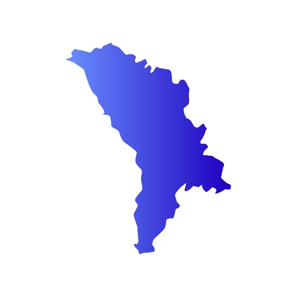 carte de la moldavie illustrée vecteur