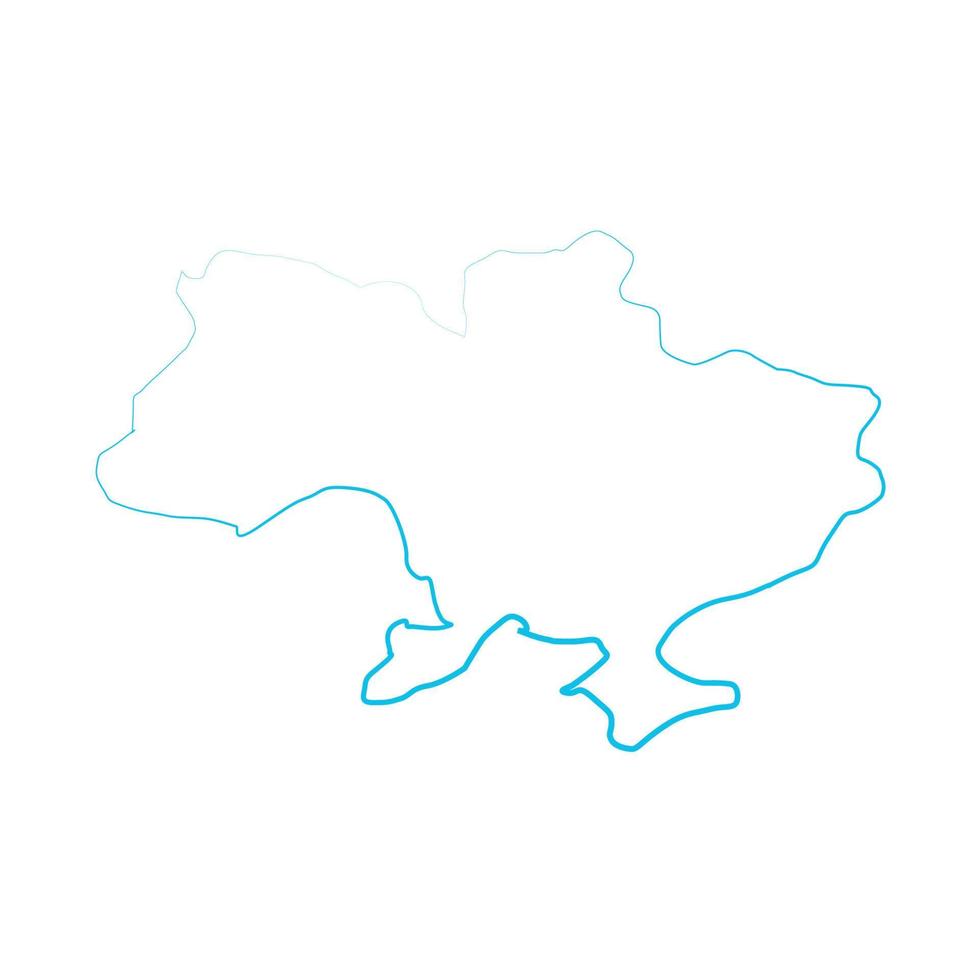 carte ukrainienne illustrée vecteur