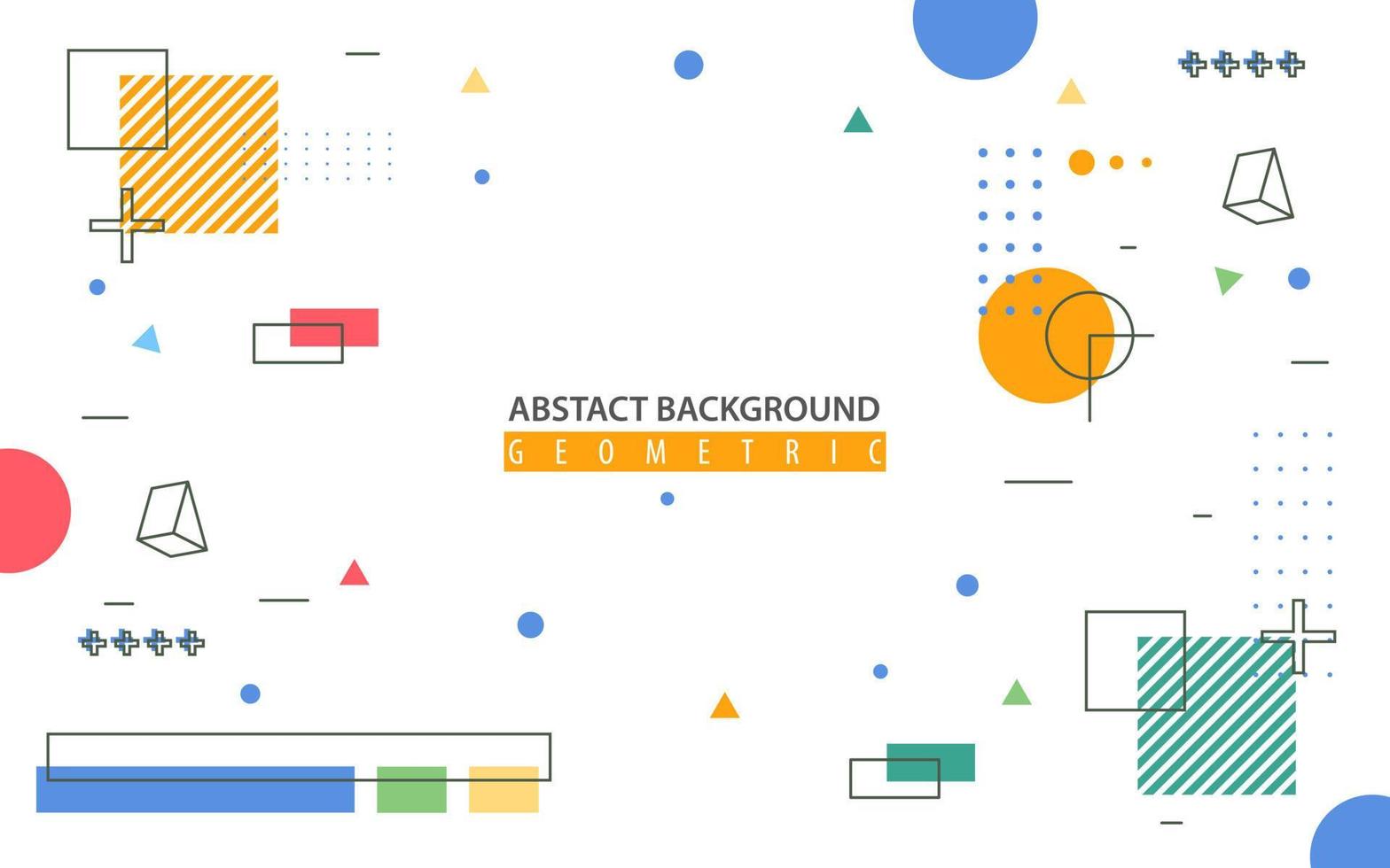 arrière-plan géométrique abstrait, avec des couleurs simples et super lumineuses, illustration vectorielle eps 10 vecteur