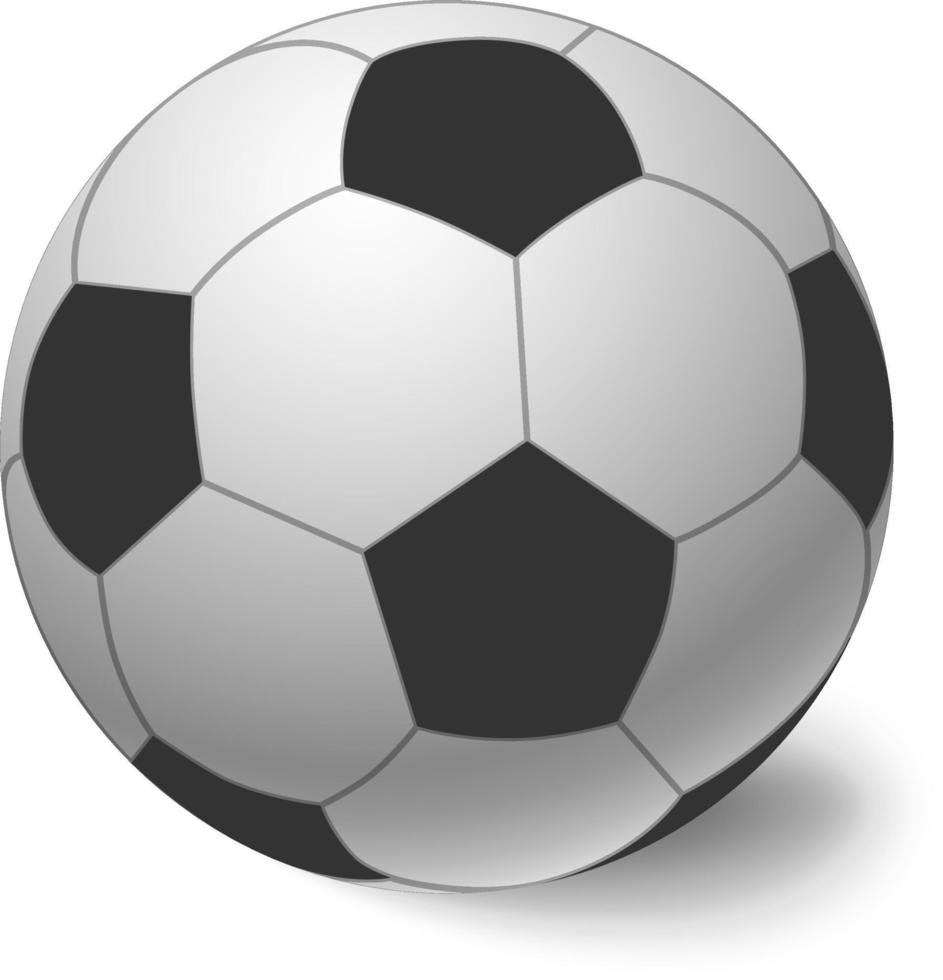 ballon de football. icône de ballon de football. vecteur