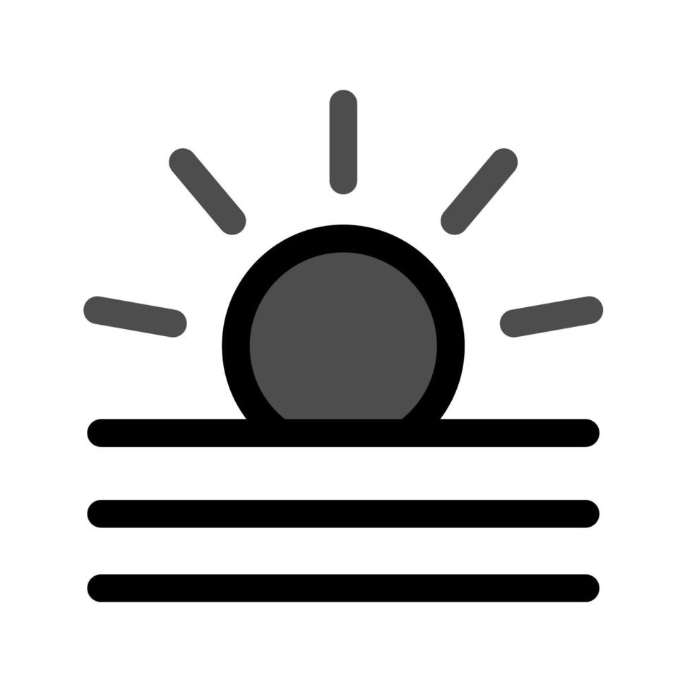illustration graphique vectoriel de l'icône du lever du soleil