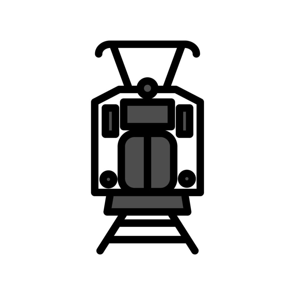 illustration graphique vectoriel de l'icône du train