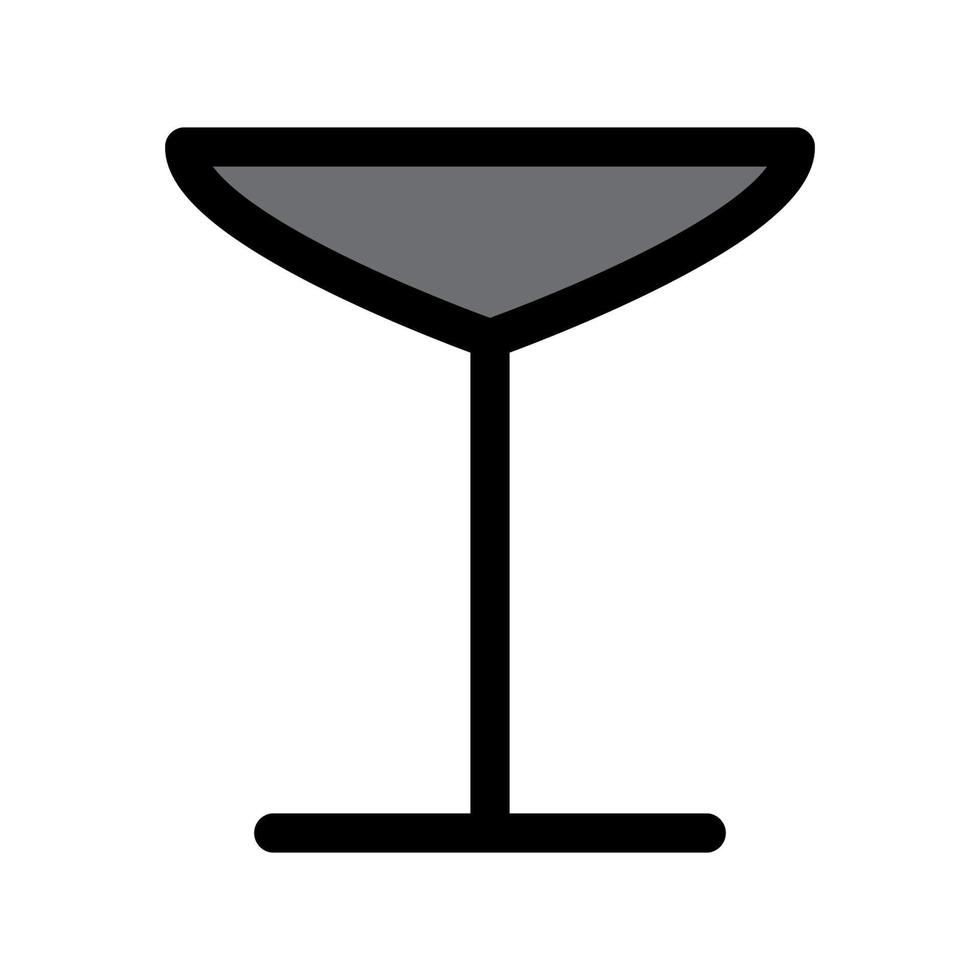 illustration graphique vectoriel de l'icône de verre à vin