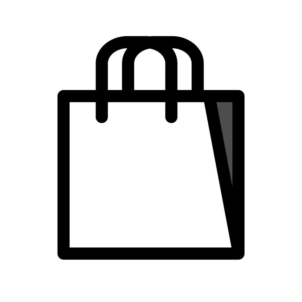 illustration graphique vectoriel de l'icône du sac à provisions