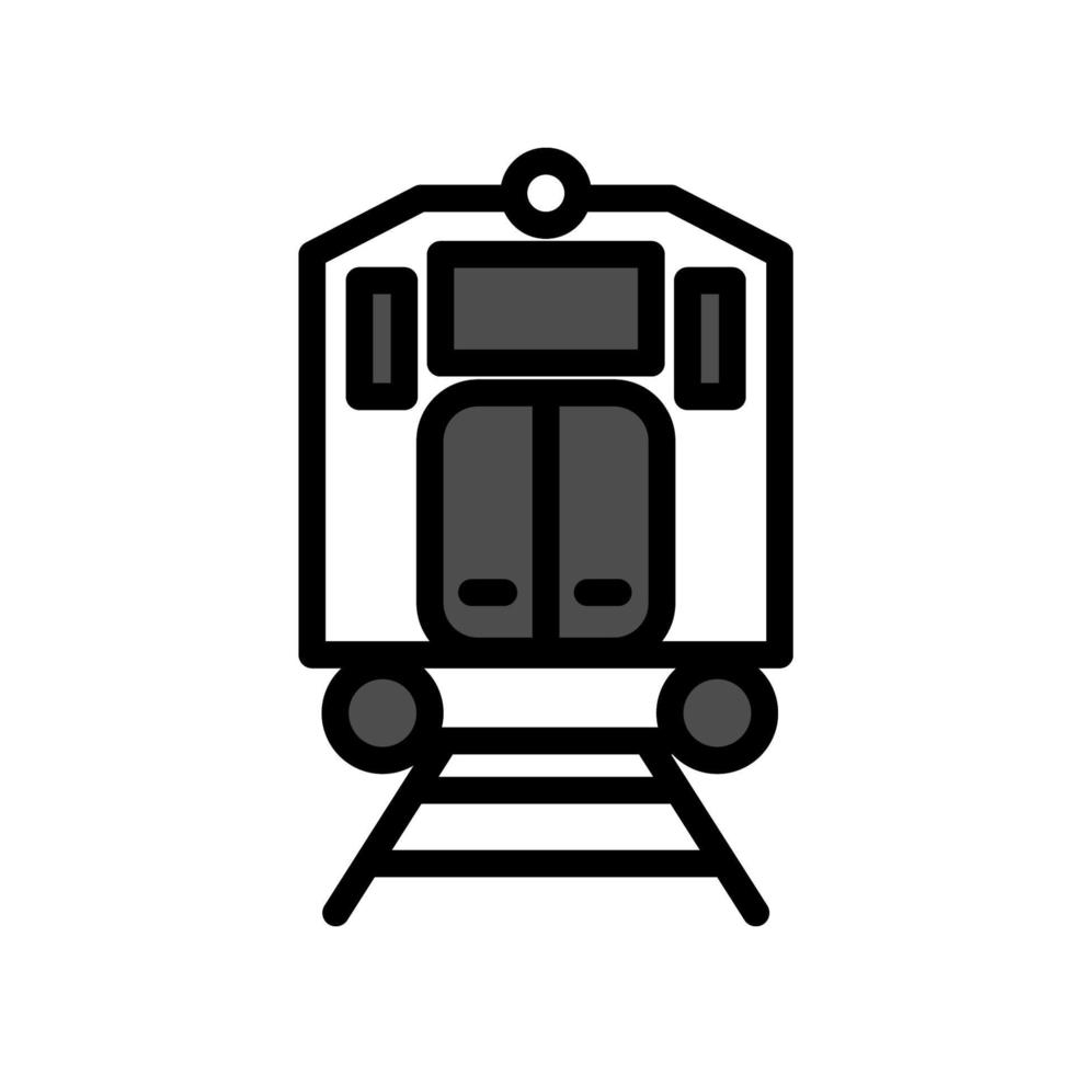 illustration graphique vectoriel de l'icône du train