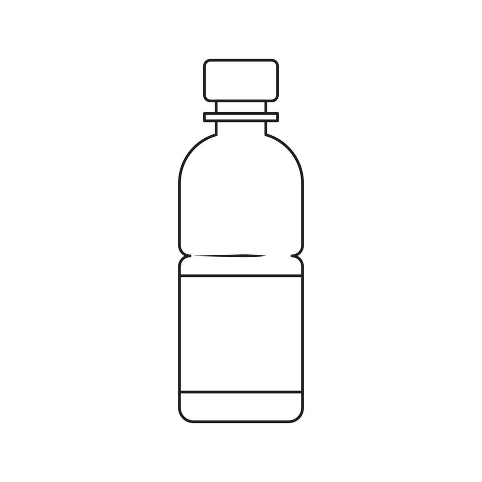 vecteur de bouteille pour la présentation de l'icône du symbole du site Web