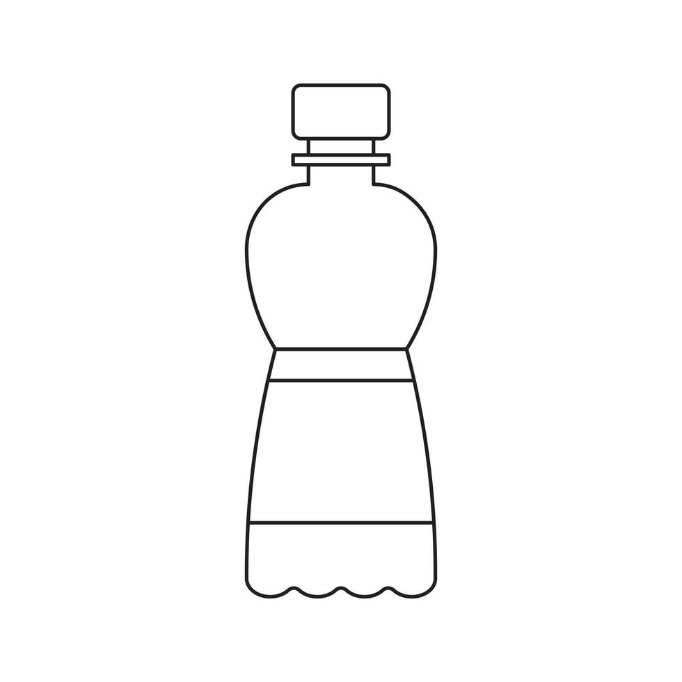 vecteur de bouteille pour la présentation de l'icône du symbole du site Web