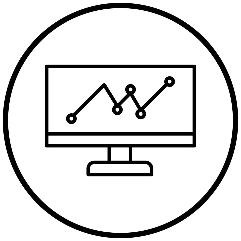 style d'icône d'analyse web vecteur