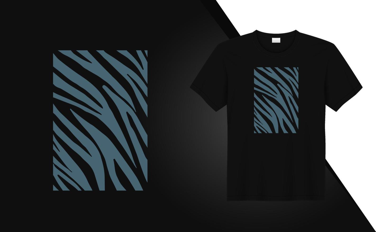 conception de t-shirt à effet grunge à motif de texture tendance pour l'impression de t-shirts, la mode vestimentaire, l'affiche, l'art mural. art d'illustration vectorielle motif tigre pour t-shirt. vecteur