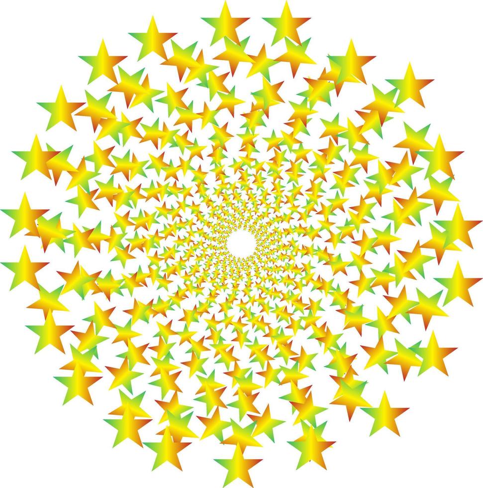conception de couverture de fond de vecteur coloré étoile.
