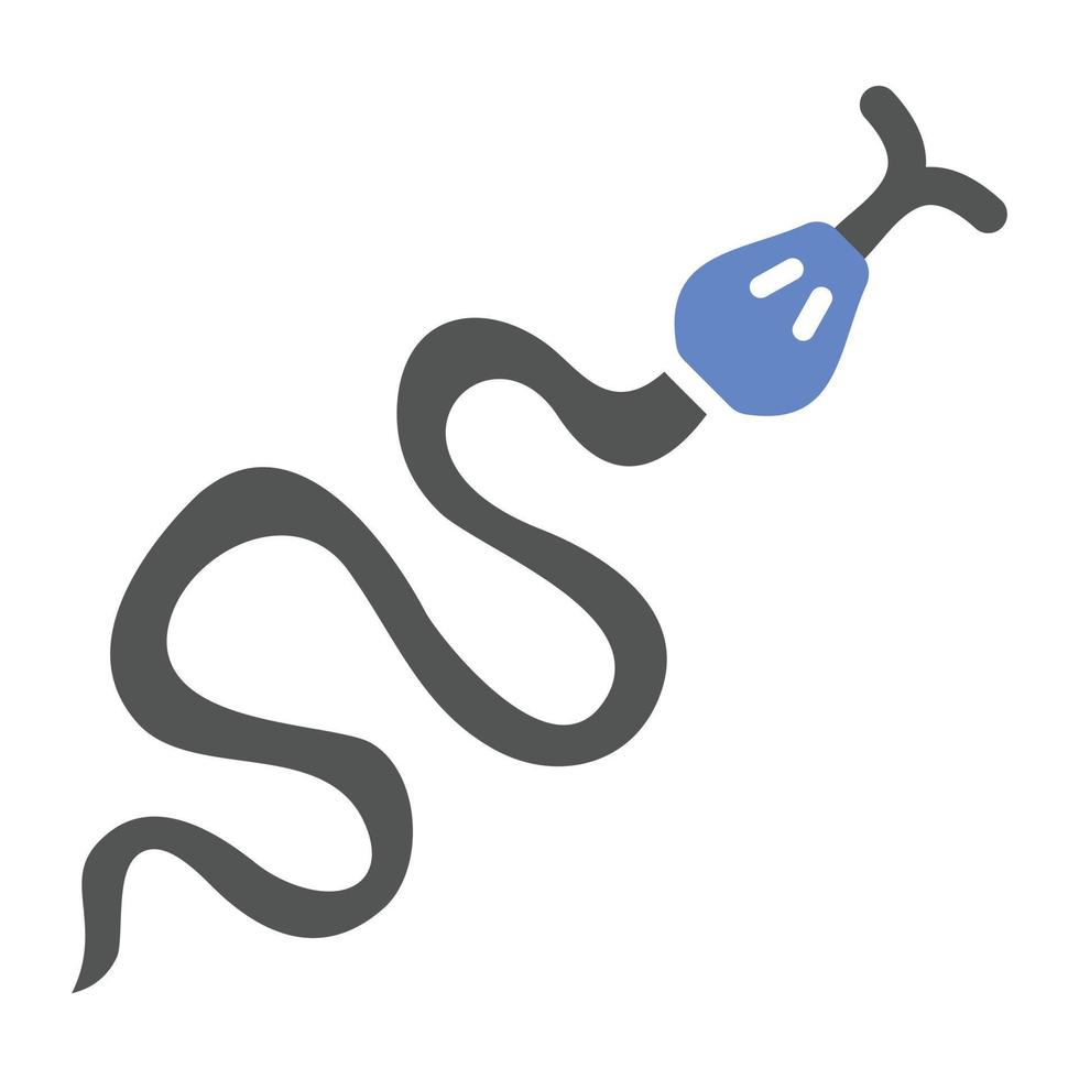 style d'icône de serpent vecteur