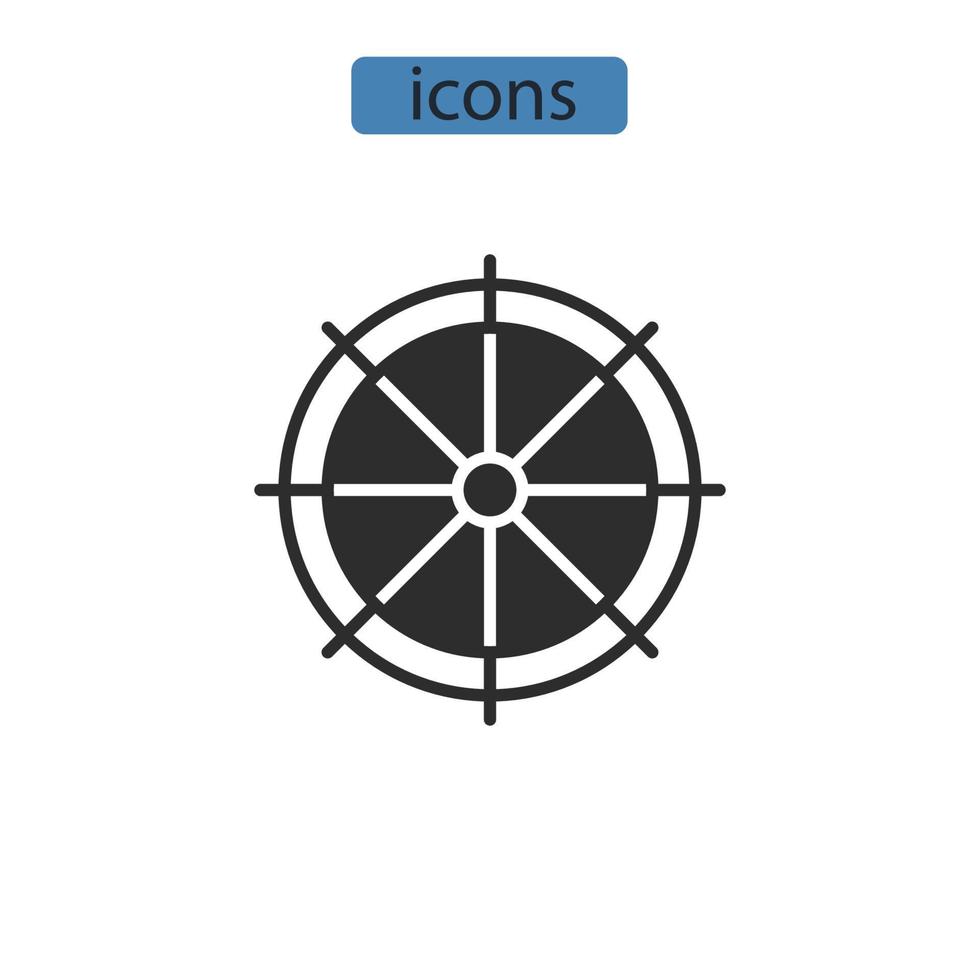 éléments de vecteur de symbole d'icônes de barre pour le web infographique