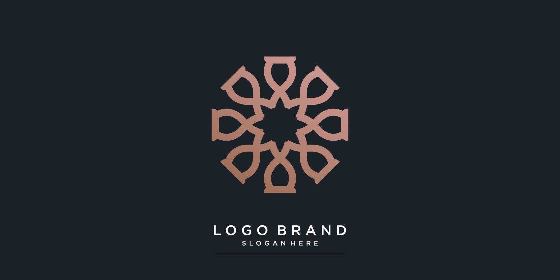 logo de boutique avec un style moderne et créatif pour la partie vectorielle premium de l'entreprise 3 vecteur