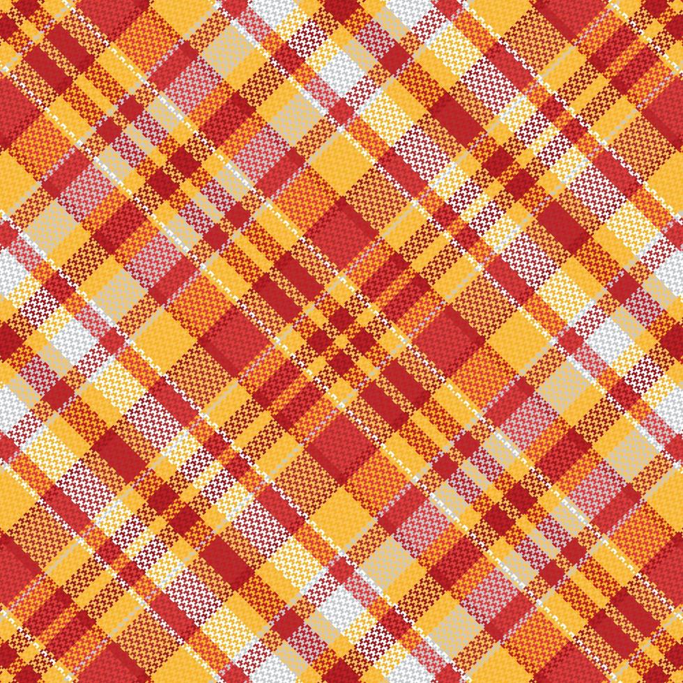 motif à carreaux tartan avec texture et couleur chaude. vecteur