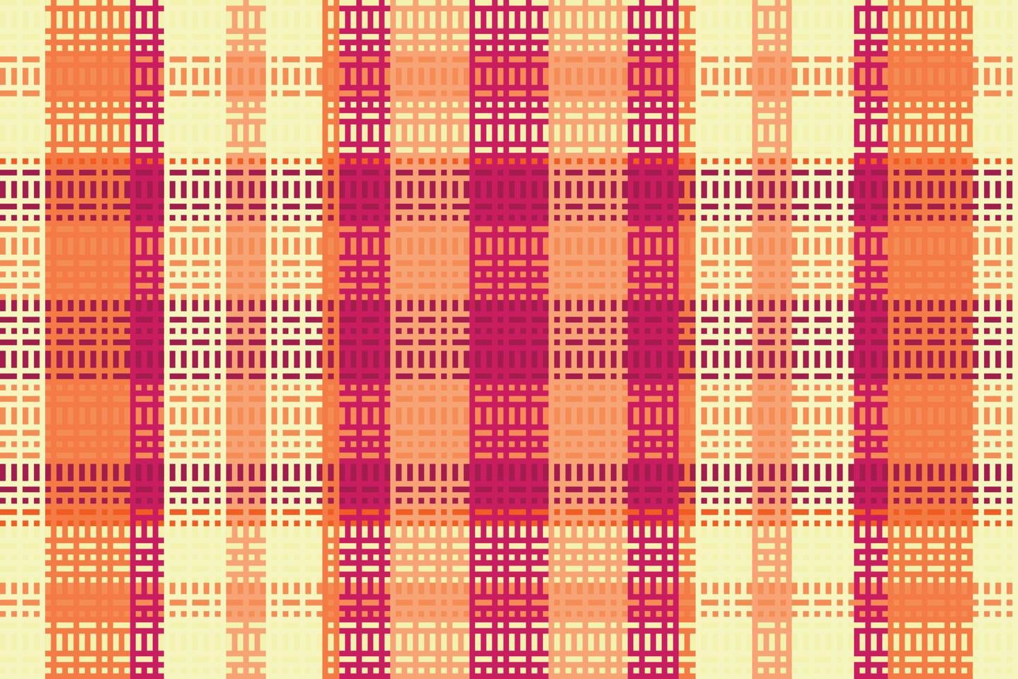 motif à carreaux tartan avec texture et couleur chaude. vecteur