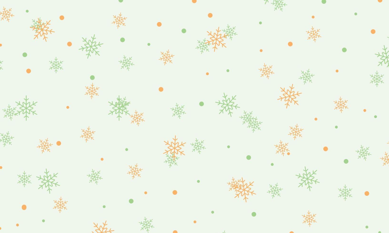 texture vectorielle vert clair, rouge avec des flocons de neige colorés. vecteur