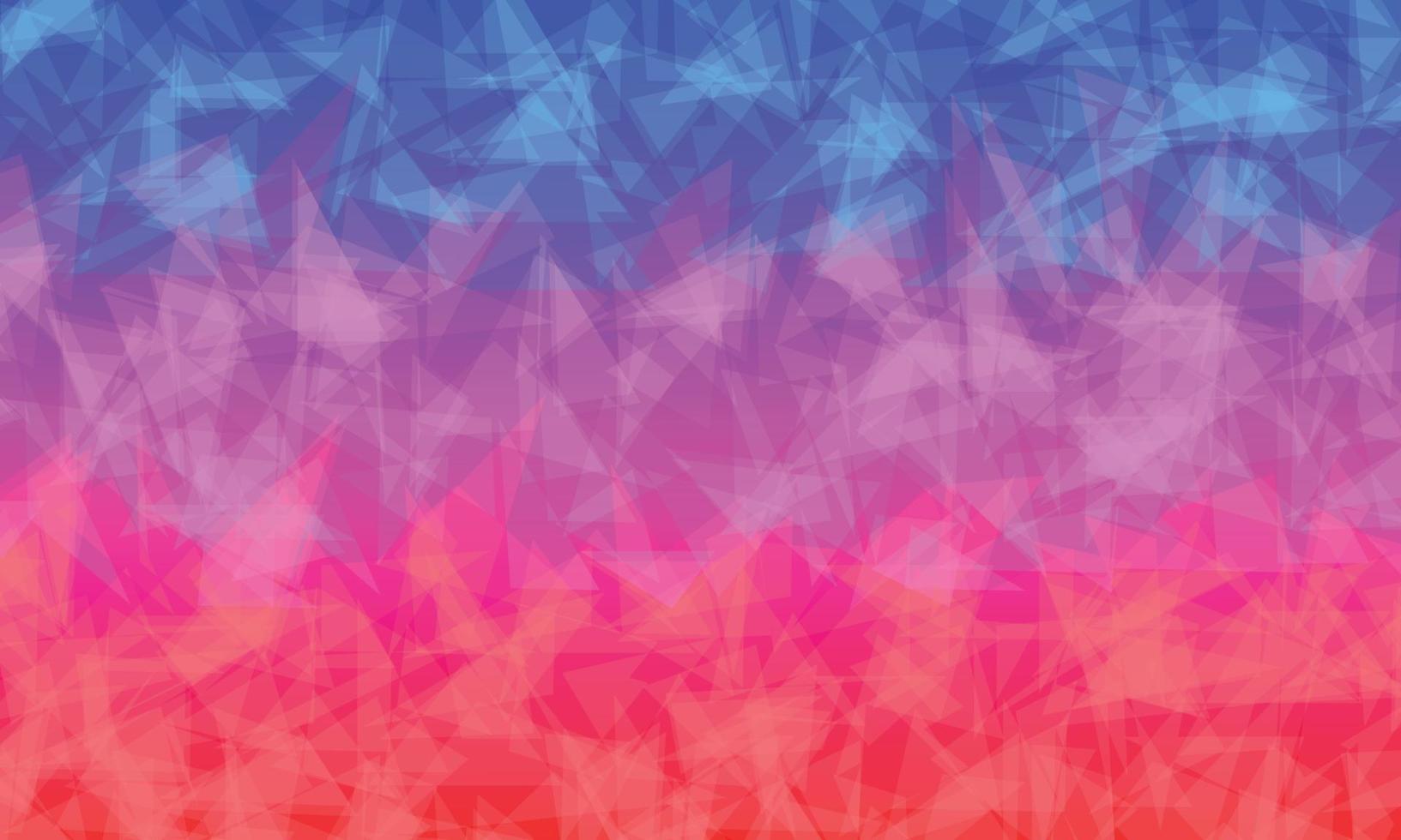 motif polygonal vectoriel bleu clair, rose, rouge.