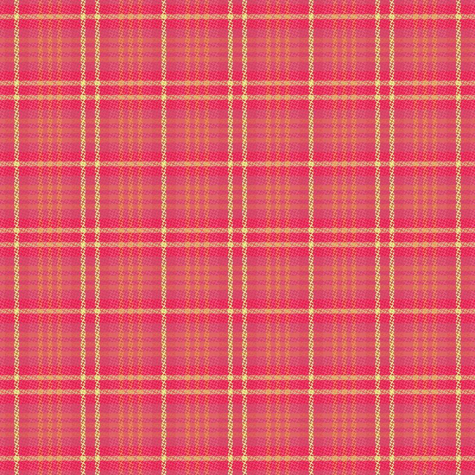 motif à carreaux tartan avec texture et couleur chaude. vecteur