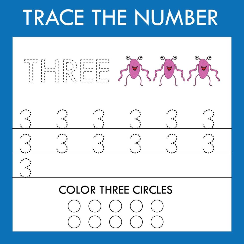 ligne de trace, feuille de calcul numérique avec des monstres pour