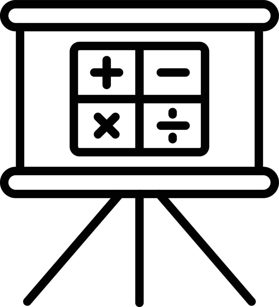 icône de vecteur de mathématiques