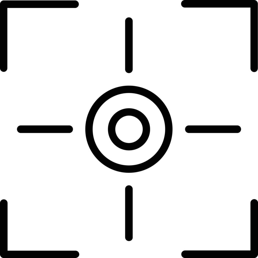 viser l'icône de la ligne vectorielle vecteur