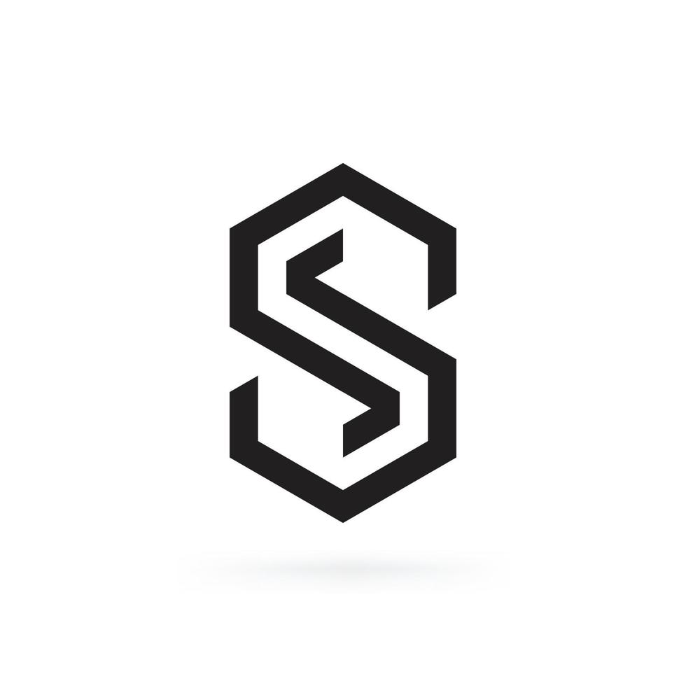 modèle de vecteur de conception d'icône de logo de lettre d'entreprise unique créative moderne