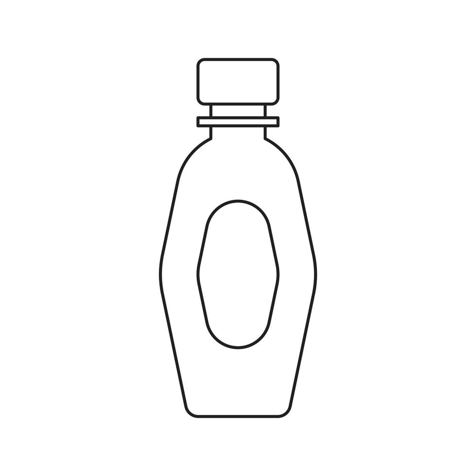 vecteur de bouteille pour la présentation de l'icône du symbole du site Web