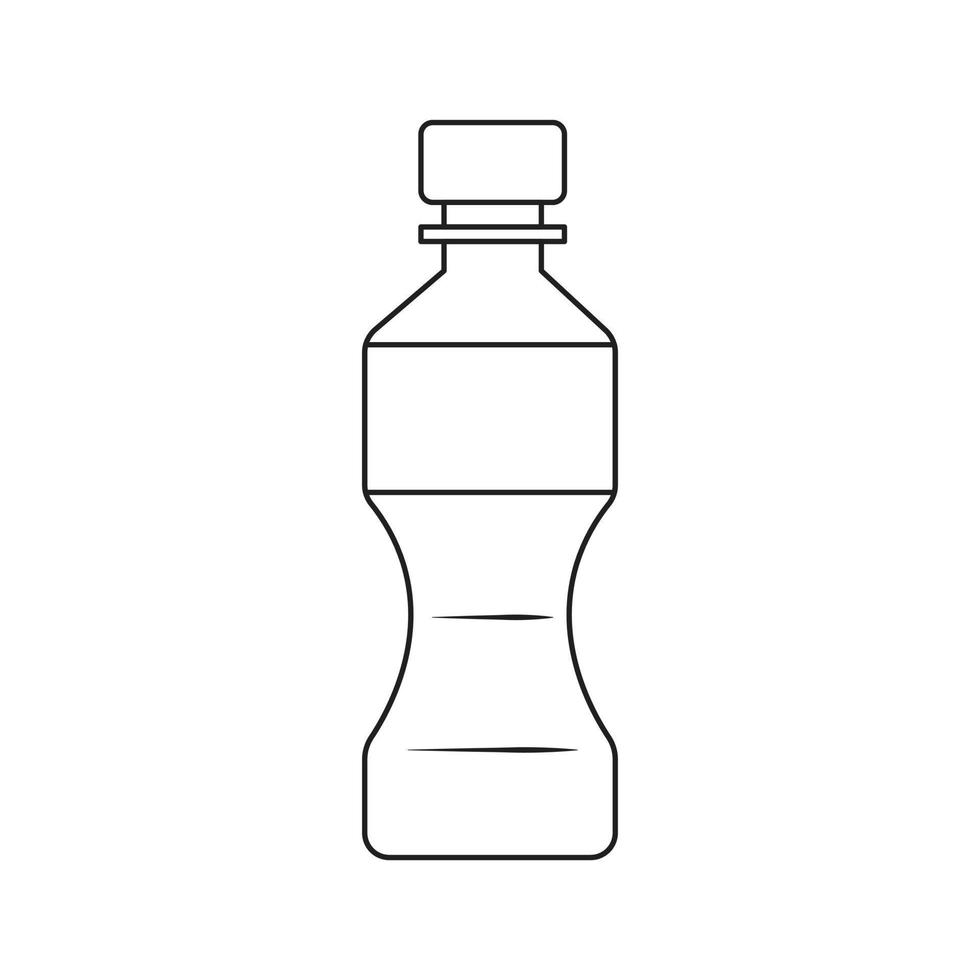 vecteur de bouteille pour la présentation de l'icône du symbole du site Web