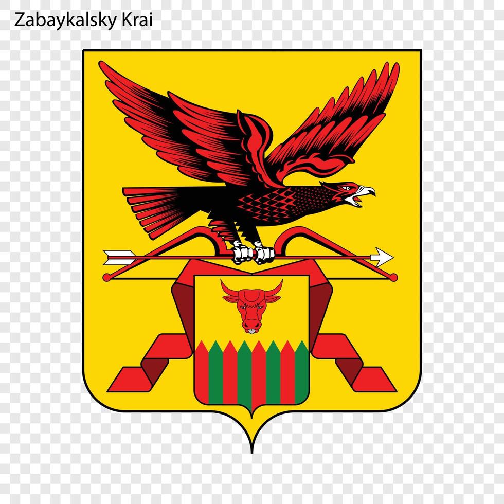 emblème de la province de russie vecteur