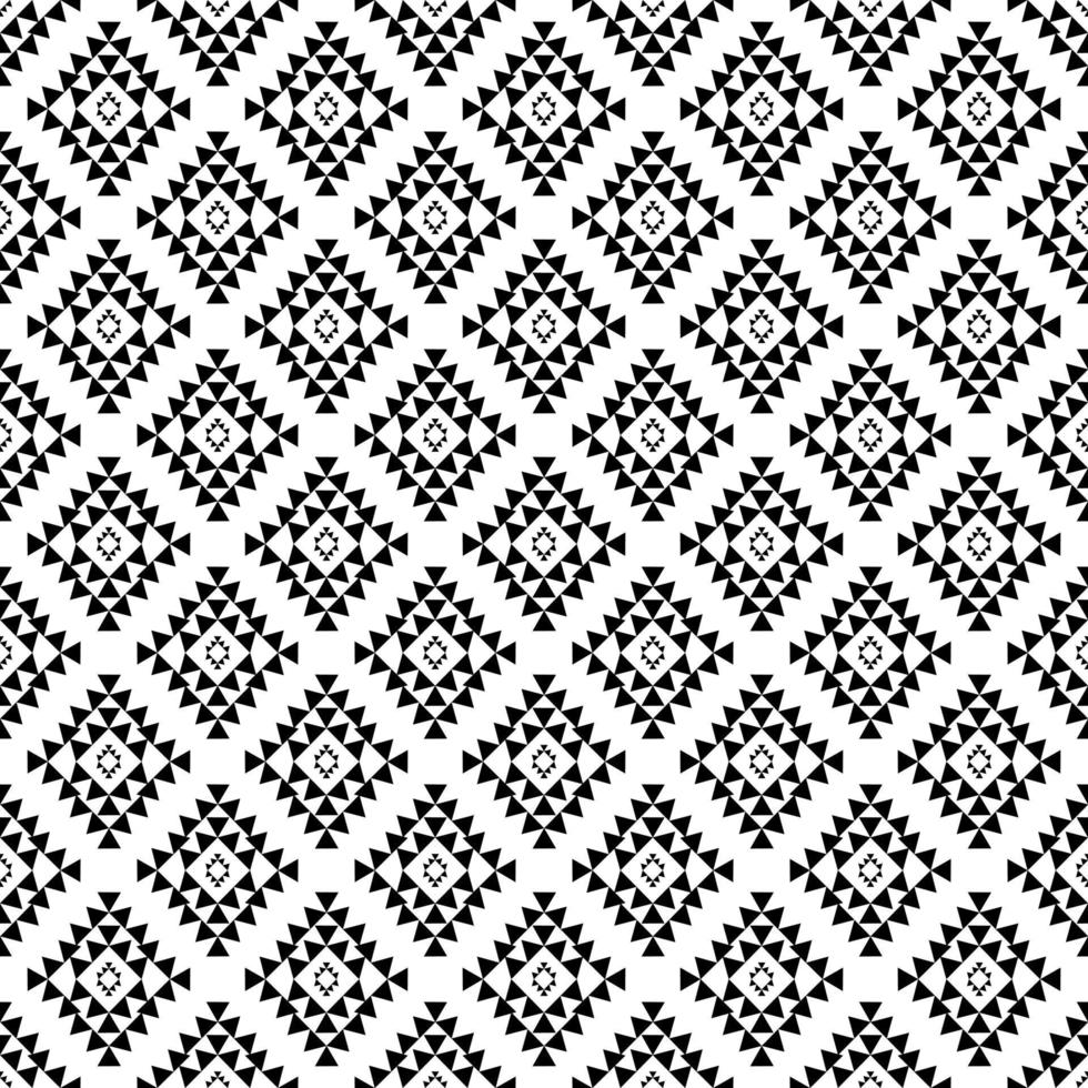 motif géométrique dos et blanc vecteur