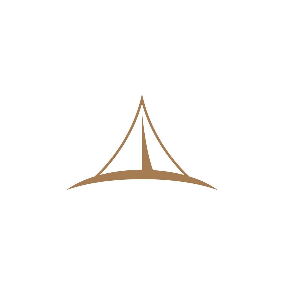 modèle d'illustration de conception de logo d'icône de camping vecteur