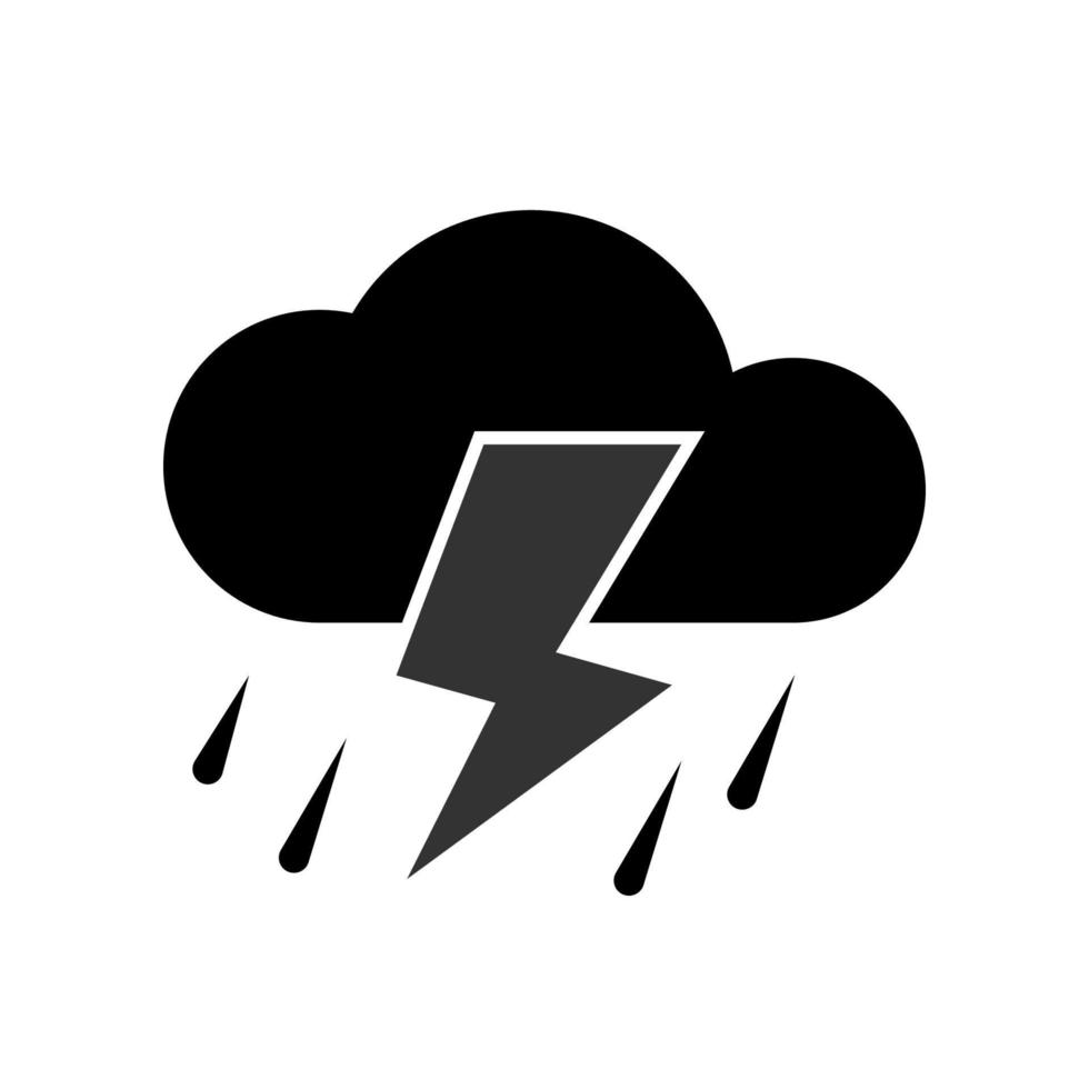 illustration graphique vectoriel de l'icône de la tempête