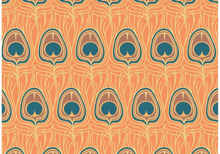 Pattern Free Peacock vectoriel