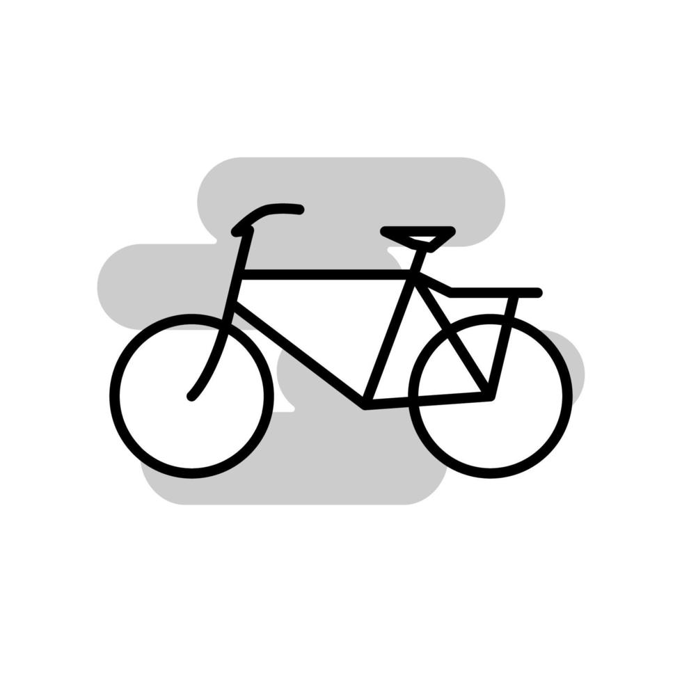 illustration graphique vectoriel de l'icône de vélo